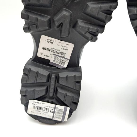 Allsaints Harlee Pull On Chelsea Boots Round Toe Women's Black Size US9.5 EU39.5 - Picture 9 of 13